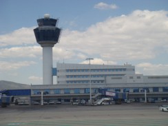 Здание аэропорта «Элефтериос Венизелос» в Афинах. Греция.