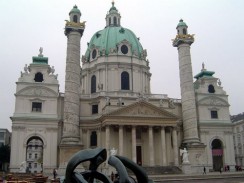 Церковь Карлскирхе. Вена. Австрия